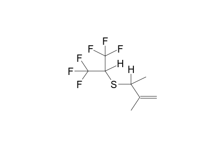 ALPHA-HYDROHEXAFLUOROISOPROPYL 2,3-DIMETHYL-2-PROPENYL SULPHIDE