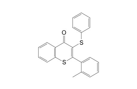 3-(Phenylthio)-2-(2-tolyl)-4H-thiochromen-4-one