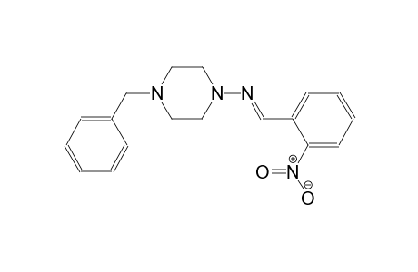 4-benzyl-N-[(E)-(2-nitrophenyl)methylidene]-1-piperazinamine