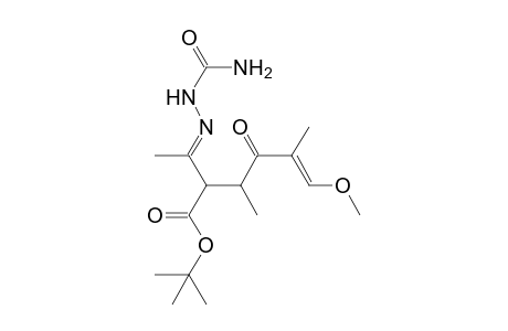 tert-Butyl (E)-2-{1-[2-(aminocarbonyl)hydrazono]ethyl}-6-methoxy-3,5-dimethyl-4-oxo-5-hexenoate