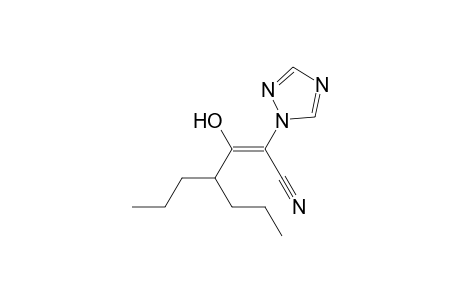 1H-1,2,4-Triazole-1-acetonitrile, alpha-(1-hydroxy-2-propylpentylidene)-