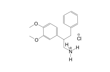 benzenepropanaminium, beta-(3,4-dimethoxyphenyl)-, chloride