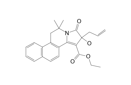 GONA-16-ALLYL-16-OXY-17-OXO-12,12-DIMETHYL-15-CARBETHOXY-13-AZA-1,3,5-(10),6,8-(9),14-HEXAENE