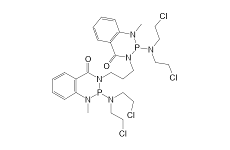 3,3'-(propane-1,3-diyl)bis(2-(bis(2-chloroethyl)amino)-1-methyl-2,3-dihydrobenzo[d][1,3,2]diazaphosphinin-4(1H)-one)
