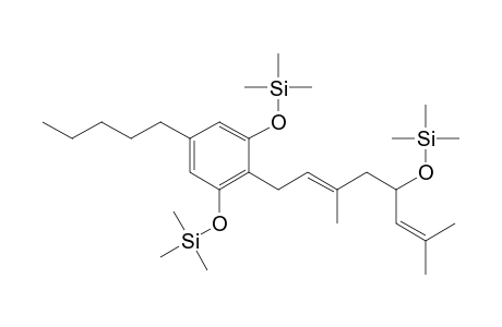 2-[5'-(trimethylsilyloxy)-3',7'-dimethylocta-2',6'-dienyl]-1,3-bis(trimethylsilyloxy)-5-pentylbenzene