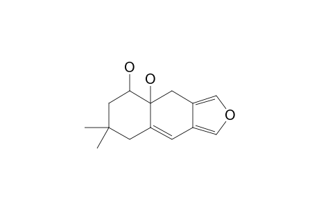 (4ASR,5RS)-4,4A,5,6,7,8-HEXAHYDRO-7,7-DIMETHYLNAPHTO-[2,3-C]-FURAN-4A,5-DIOL