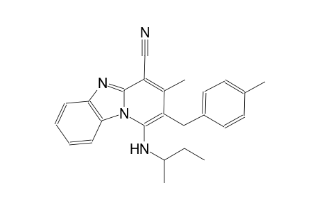 1-(sec-butylamino)-3-methyl-2-(4-methylbenzyl)pyrido[1,2-a]benzimidazole-4-carbonitrile