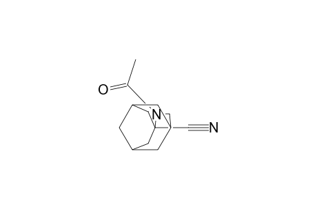 4-Azatricyclo[4.3.1.1(3,8)]undecane-3-carbonitrile, 4-acetyl-
