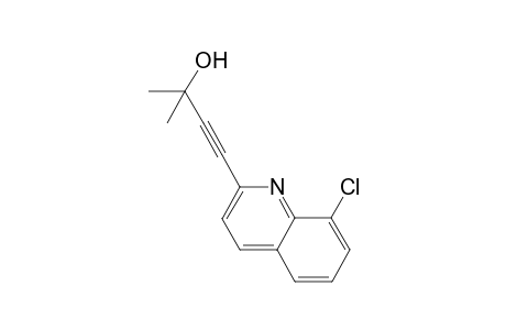 2-Methyl-4-[2'-(8'-chloroquinolyl)]but-3-yn-2-ol