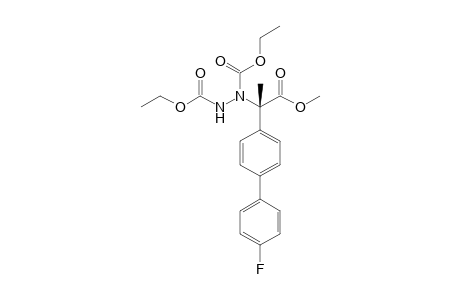 Diethyl (R)-1-(2-(4'-fluorobiphenyl-4-yl)-1-methoxy-1-oxopropan-2-yl)hydrazine-1,2-dicarboxylate
