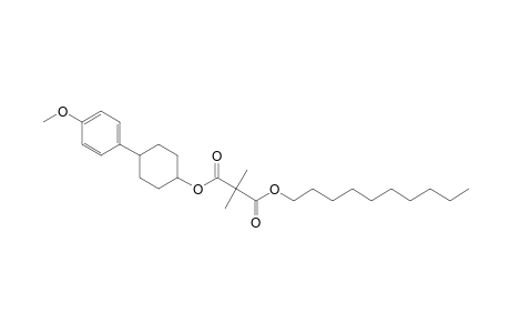 Dimethylmalonic acid, decyl 4-(4-methoxyphenyl)cyclohexyl ester