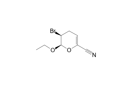 (2R,3S)-3-bromanyl-2-ethoxy-3,4-dihydro-2H-pyran-6-carbonitrile