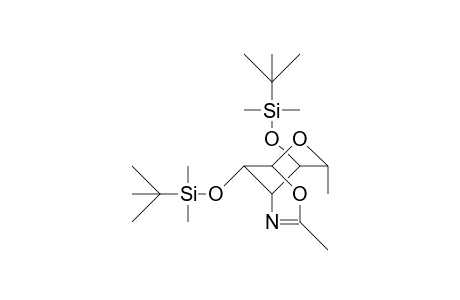 6,9-Bis(T-butyl-dimethylsilyloxy)-3,7-dimethyl-4-aza-2,8-dioxa-bicyclo(3.3.1)non-3-ene isomer 1