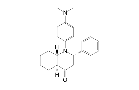 TRANS-ENDO-1-[4-(DIMETHYLAMINO)-PHENYL]-2-PHENYL-DECAHYDROQUINOLIN-4-ONE
