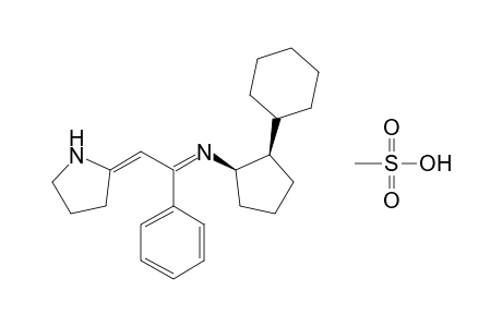 2-{2-[(cis-2-cyclohexylcyclopentyl)imino]-2-phenylethylidene}pyrrolidine methanesulfonate