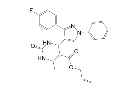 5-pyrimidinecarboxylic acid, 4-[3-(4-fluorophenyl)-1-phenyl-1H-pyrazol-4-yl]-1,2,3,4-tetrahydro-6-methyl-2-oxo-, 2-propenyl ester