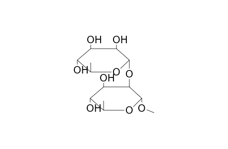 Methyl 2-O.alpha.-L-rhamnopyranosyl.alpha.-L-rhamnopyranoside