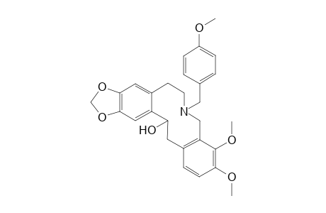 (+-)-N-(p-Methoxybenzyl)-N-nordihydroallocryptopine