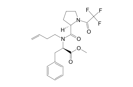 METHYL-(2R)-(3-BUTENYL-[[(2S)-1-(2,2,2-TRIFLUOROACETYL)-TETRAHYDRO-1H-PYRROL-2-YL]-CARBONYL]-AMINO)-3-PHENYLPROPANOATE