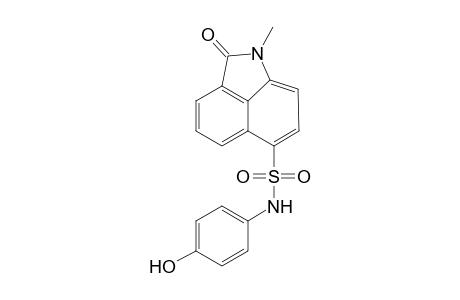 Benzo[cd]indole-6-sulfonamide, 1,2-dihydro-N-(4-hydroxyphenyl)-1-methyl-2-oxo-