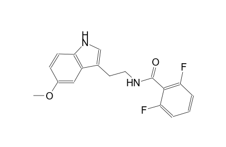 2,6-difluoro-N-[2-(5-methoxy-1H-indol-3-yl)ethyl]benzamide
