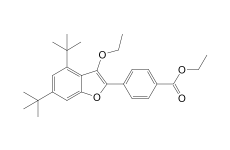 Ethyl 4-(4,6-Di-tert-butyl-3-ethoxybenzofuran-2-yl)benzoate
