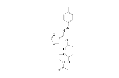 (1E,3E)-4-(Tetra-O-acetyl-D-arabino-tetritol-1-yl)-1-(4-methylphenyl)-1,2-diaza-1,3-butandiene