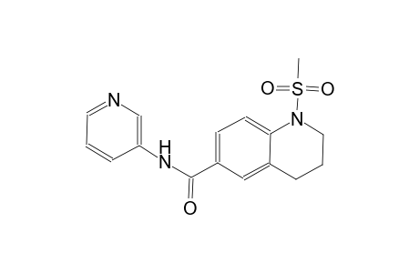 6-quinolinecarboxamide, 1,2,3,4-tetrahydro-1-(methylsulfonyl)-N-(3-pyridinyl)-