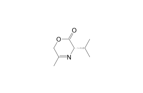 2H-1,4-Oxazin-2-one, 3,6-dihydro-5-methyl-3-(1-methylethyl)-, (S)-