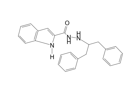 INDOLE-2-CARBOXYLIC ACID, 2-/A-BENZYLPHENETHYL/HYDRAZIDE