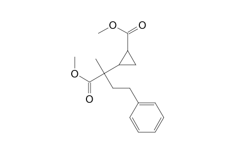 Methyl 4-phenyl-2-methyl-2-(2-carbomethoxycyclopropyl)butanoate