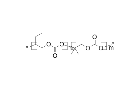 Poly(1-ethylethylene carbonate-co-isobutylene carbonate), 0.7:0.3