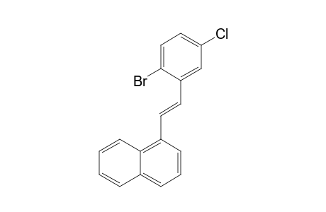 (E)-1-(2-Bromo-5-chlorophenyl)-2-(naphthyl)ethene
