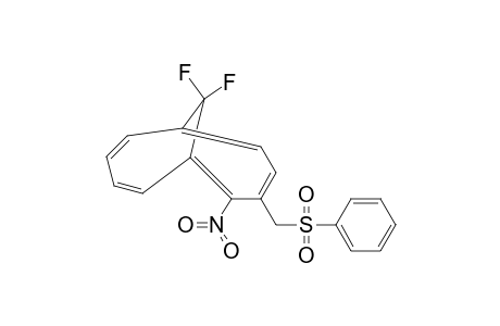 11,11-DIFLUORO-2-NITRO-3-(PHENYLSULFONYLMETHYL)-BICYCLO-[4.4.1]-UNDECA-1,3,5,7,9-PENTAENE