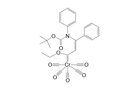 Z-{ 3-[(t-Butoxycarbonyl)phenylamino]-1-ethoxy-3-phenyl-2-propenylidene }pentacarbonyl chromium