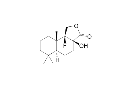 (+-)-9a-Fluoro-8-hydroxydriman-12,11-olide