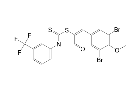 4-thiazolidinone, 5-[(3,5-dibromo-4-methoxyphenyl)methylene]-2-thioxo-3-[3-(trifluoromethyl)phenyl]-, (5E)-