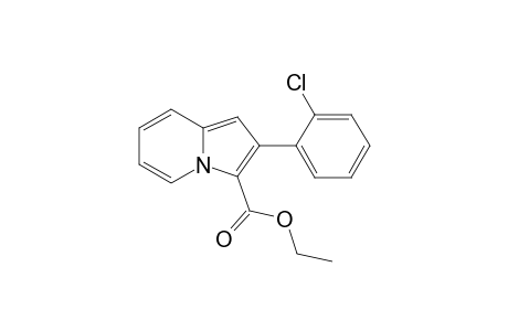2-(2-chlorophenyl)-3-indolizinecarboxylic acid ethyl ester