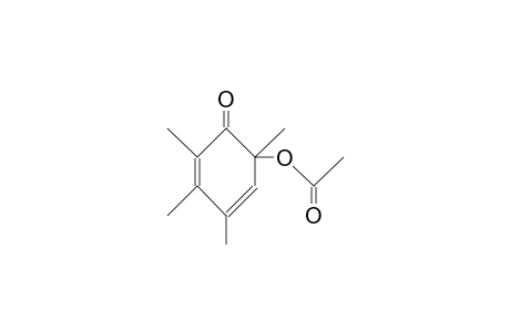 6-Acetoxy-2,3,4,6-tetramethyl-2,4-cyclohexadienone