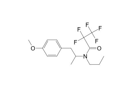 4-Methoxypropylamphetamine PFP Derivative
