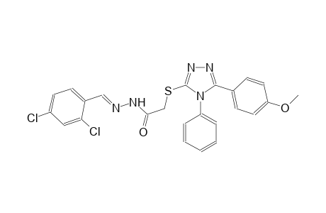 acetic acid, [[5-(4-methoxyphenyl)-4-phenyl-4H-1,2,4-triazol-3-yl]thio]-, 2-[(E)-(2,4-dichlorophenyl)methylidene]hydrazide