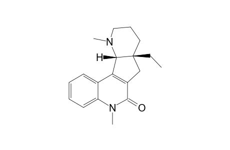 5,11-Dimethyl-8a-ethylpiperidino[2,3-a]cyclopenta[c]quinolinone-1(11H)-one