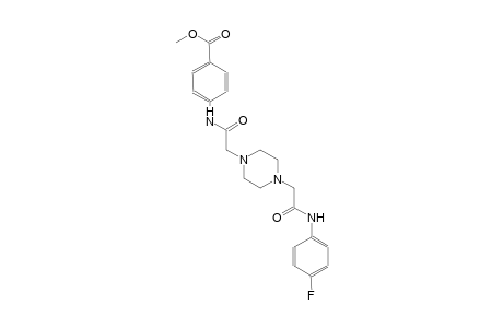 benzoic acid, 4-[[[4-[2-[(4-fluorophenyl)amino]-2-oxoethyl]-1-piperazinyl]acetyl]amino]-, methyl ester