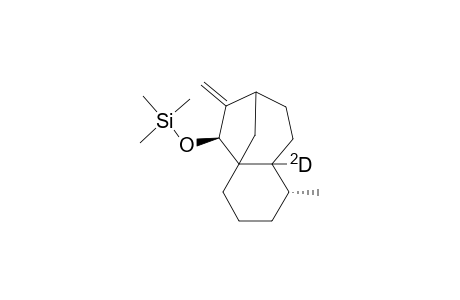 trans-2-(trimethylsiloxy)-7-deuterio-3-methylene-8-methyltricyclo[5.4.0.1(1,4)]dodecane