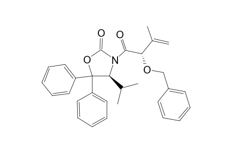 (S)-3-[(S)-2-BENZYLOXY-3-METHYLBUT-3-ENOYL]-4-ISOPROPYL-5,5-DIPHENYLOXAZOLIDIN-2-ONE