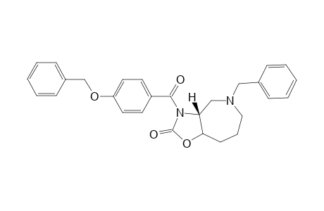 (3aR,7aR)-5-benzyl-3-(4-benzyloxybenzoyl)-octahydro-1-oxa-3,5-diaza-azulen-2-one