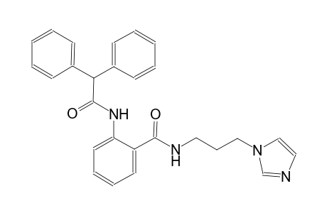 benzeneacetamide, N-[2-[[[3-(1H-imidazol-1-yl)propyl]amino]carbonyl]phenyl]-alpha-phenyl-