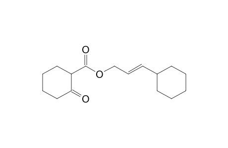 2-[( 3'-cyclohexyl-2'-propenyl)oxycarbonyl]cyclohexanone