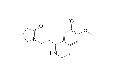 2-Pyrrolidinone, 1-[2-(1,2,3,4-tetrahydro-6,7-dimethoxy-1-isoquinolinyl)ethyl]-