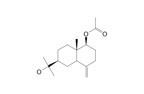 1-BETA-ACETOXY-4(15)-EUDESMEN-11-OL